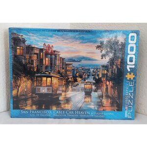 1000 Piece Jigsaw Puzzle San Francisco Cable Car Heaven Eurographic Puzzles NEW